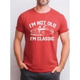 thumbnail image 3 of I'm Not Old I'm Classic Funny Shirt for Men Dad Joke Car Tee for Adults Vintage Red Shirt Adult X-Large, 3 of 5