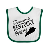 Inktastic Someone in Kentucky Loves Me Boys or Girls Baby Bib