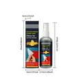 thumbnail image 3 of HOZVOMI Tar and Glue Remover Automotive Cleaner - 100ml Aerosol Spray for Adhesive Residue Removal from Various Surfaces, Safe for Rubber, Plastics, Windows, and Aluminium Wheels, 3 of 4