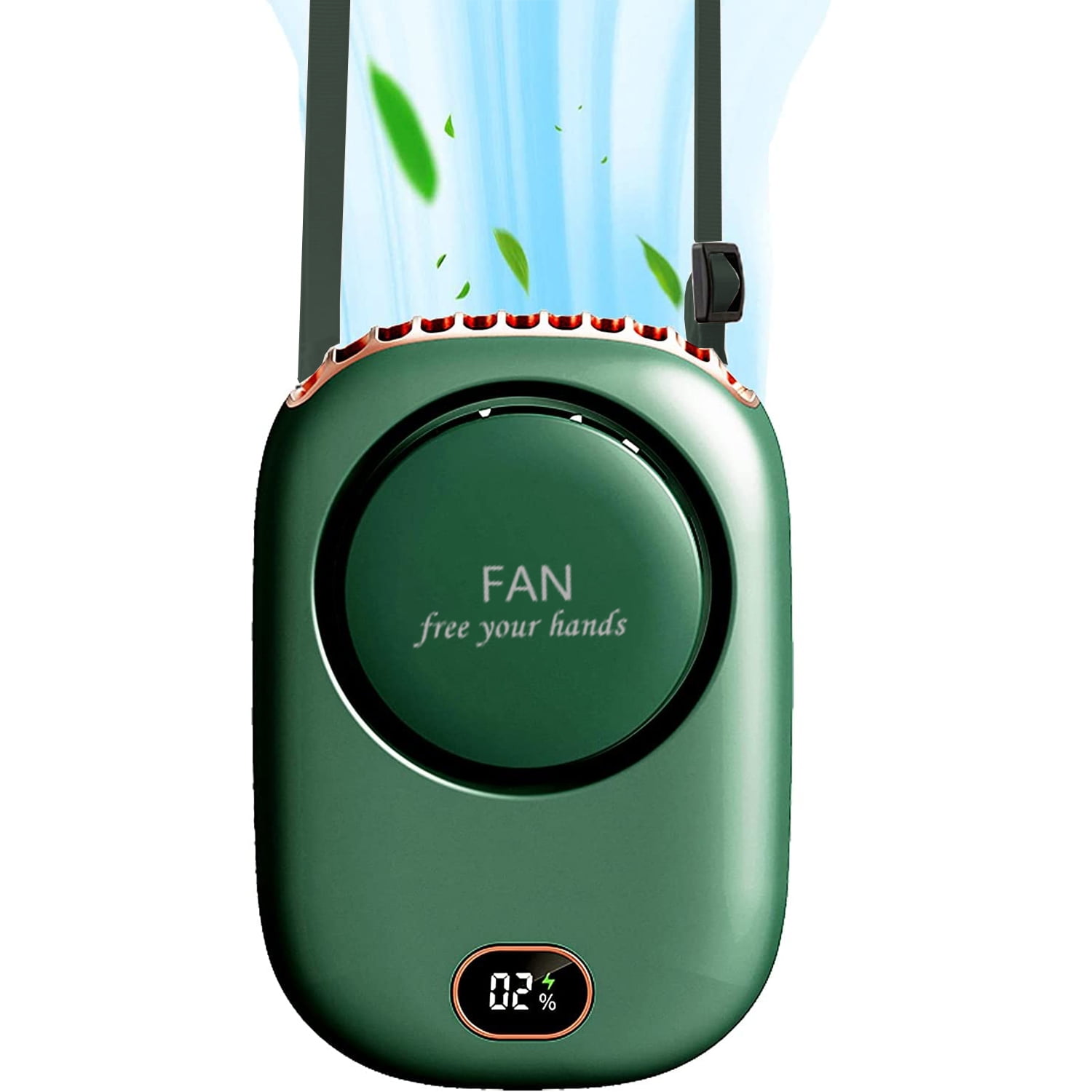 Personal Neck Fan, Adjustable Portable Neck Fan Rechargeable, Around
