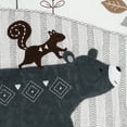 thumbnail image 4 of Lambs & Ivy Woodland Forest Animal Nursery 5-Piece Baby Crib Bedding Set - Gray, 4 of 9