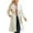 White, variant on Aueoeo Women's Double-breasted Coat Lapel Collar Jacket Spring Trench Long-sleeved Casual Coat With Pockets