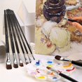 thumbnail image 3 of PEACNNG  12 Premium Filbert Shape Animal Hair Oil Brush Set - Professional Artist Quality - Durable and Versatile Painting Tools to Unleash Creativity, 3 of 7