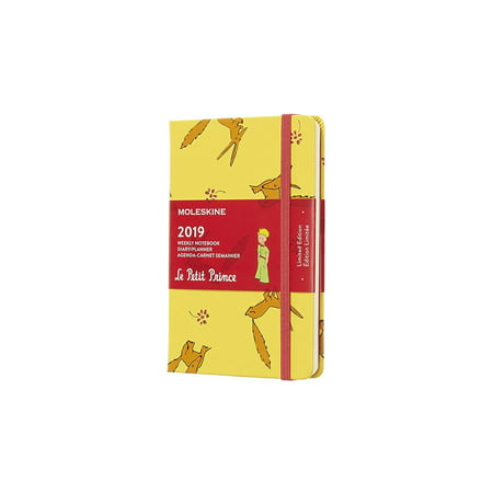 Moleskine 2019 12m Limited Edition Petit Prince Weekly Notebook, Pocket, Weekly Notebook, Yellow Sunflower, Hard Cover (3.5 X 5.5) (Best Value Notebooks 2019)
