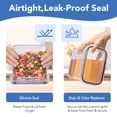 thumbnail image 4 of Asnews 24 PCS Airtight Food Storage Containers with Lids, Kitchen Storage Container for Cereal, Dry Food, Flour and Sugar, BPA-Free, Includes 24 Labels, 4 of 10