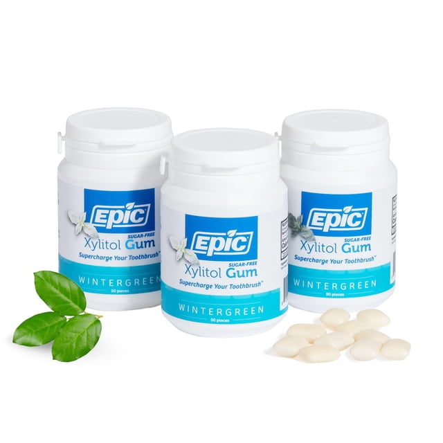 Epic Dental 100% Xilitol Goma endulzada