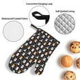 thumbnail image 3 of Fotbe Snowflake Cream Hot Cocoa for 4Pcs Oven Mitts and Pot Holders, 500℉ Heat Resistant Oven Mitts , Non-Slip Silicone Surface Safe for Baking, Cooking, BBQ, 3 of 6