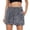 X27 Grey, variant on Glisme Shorts for Women Sequin Embroidery Elastic Waist with Pockets Summer Smooth Women Shorts Size L Black