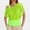 Green-2, variant on Women Casual Sexy Shirts 80s Costumes Fishnet Neon Off Shoulder Blouses Hollow Out Fashion Vacation Tops