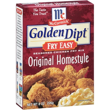 UPC 041234702117 product image for Golden Dipt Original Homestyle Seasoned Chicken Fry Mix, 8 oz, - Pack of 12 | upcitemdb.com