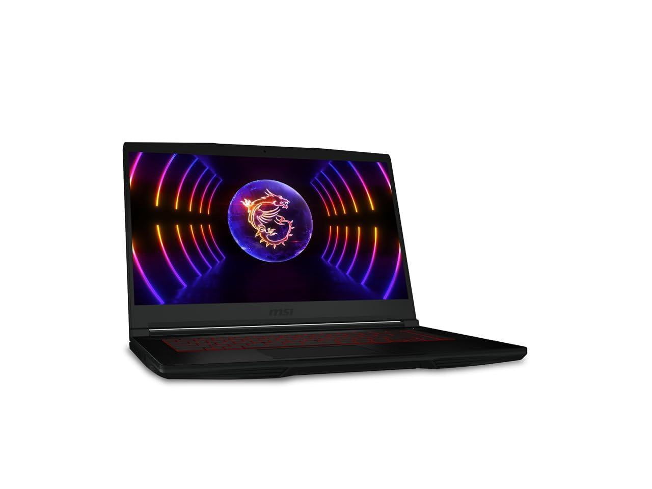 MSI Thin GF63 15.6" Gaming Notebook FHD 144Hz Intel Core i5-12450H 8GB RAM 512GB SSD NVIDIA GeForce RTX 2050 4GB Black - 15.6" FHD Display - In-Plane Switching Technology - Intel Core i5-124