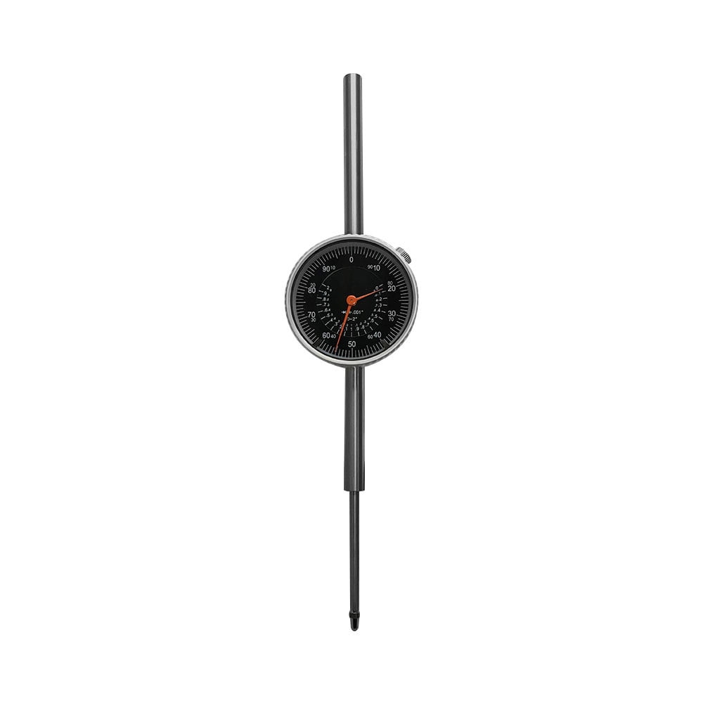 Black 02'' Dial Indicator .001 GRAD Lug Back Travel Dial Indicator