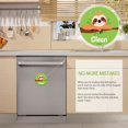 thumbnail image 4 of Coofit Dishwasher Magnet Double Sided: Cartoon Fridge Magnet Clean Dirty Sign Indicator, 4 of 5
