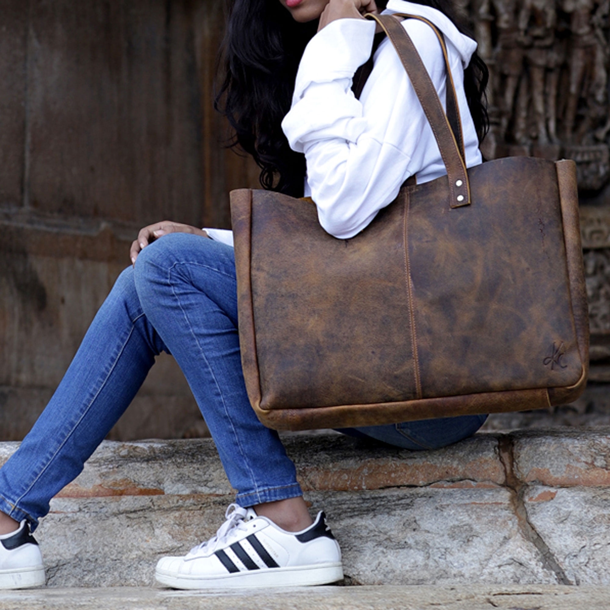 Leather Shoulder Bag Tote for Women Purse Satchel Travel Bag Shopping Carry Messenger Multipurpose Handbag