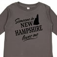 thumbnail image 4 of Inktastic Someone in New Hampshire Loves Me Boys or Girls Long Sleeve Toddler T-Shirt, 4 of 5