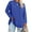 Blue, variant on Sherrylily Women Plus Size Tops Long Sleeve Oversized Loose Casual Tunics XL-5XL