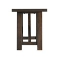 thumbnail image 3 of Picket House Furnishings Carter Dining Bench in Rustic Gray with Trestle Base Design, Gray, 3 of 9