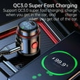 thumbnail image 4 of QHUDLV Car Charger Fast Charging 6-in-1with Digital Display Multi-functional Universal, 4 of 9