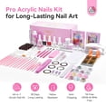 thumbnail image 3 of SAVILAND Acrylic Nail Kit with Drill: Professional Nail Kit Acrylic Set for Beginners with Everything Gel Polish U V Light Decorations for Home Salon Gift Set, 3 of 9