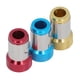 thumbnail image 1 of Anillos De Tornillo Magnéticos, Resistencia Al Desgaste Soporte De Puntas De Destornillador Hexagonal De aleación De Aluminio Diseño Moleteado De 12 Piezas Para Montaje De, 1 of 7