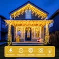 thumbnail image 2 of Icicle Lights JMEXSUSS 12 m 400 LED blanco cálido para exteriores, 2 of 9