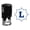 Blue, variant on Printtoo Office Stationary Octagon Celtic Swirl Frame L Alphabet Monogram Self Inking Round Rubber Stamp