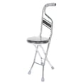 thumbnail image 2 of Asiento de bastón Plegable, Asiento y bastón de Viaje Grueso, bastón Plegable de Cuatro Patas, Ayuda de Movilidad Plegable Ligera de Acero Inoxidable(2#) Ecomeon no, 2 of 6