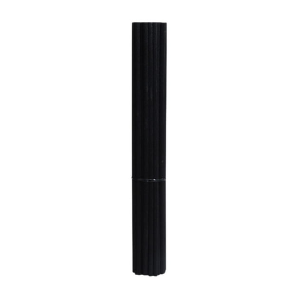 100pcs palitos de difusor, barras de aceite esenciales 3 mmx25cm componente reemplaza recargas del difusor para de dormitorio spa de baño Negro