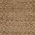 thumbnail image 2 of Laddha Home Designs 7.75' x 9.75' Natural Brown Chevron Threading Handmade Rectangular Area Throw, 2 of 7