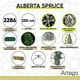 thumbnail image 4 of Árbol De Navidad Nevado 2.50m Premium * Piñas Gigantes * Alberta Spruce Artego Nieve Pino Artificial Frondoso Navideño + Maleta De Almacenamiento Christmas Tree Decoración Navideña Flocked Snow, 4 of 8