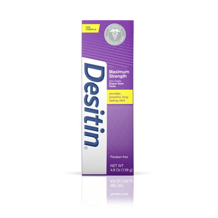 Desitin Maximum Strength Diaper Rash Cream with Zinc Oxide, 4.8 (Best Remedy For Diaper Rash On Newborn)
