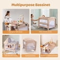 thumbnail image 2 of Mesita de noche JOYMOR 9 en 1 con cambiador, color beige, 2 of 8