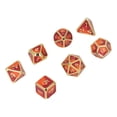 thumbnail image 3 of Juego de dados, 7 piezas de dados de múltiples caras, juego de dados de metal, rendimiento de alta gama, 3 of 8