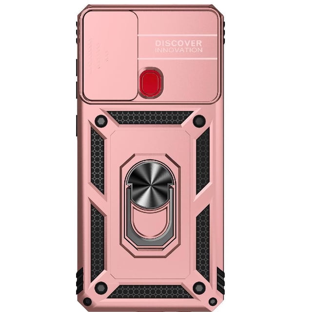 Estuche GANGXUN para Samsung Galaxy A21S, soporte giratorio 360°, estilo mecánico y magnético