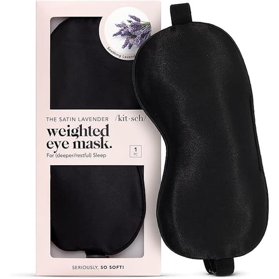 1997 Weighted Satin Sleep Mask for Women and Men