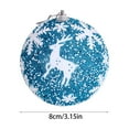 thumbnail image 3 of Adorno Navideño Colgante de Bola de Espuma, Color Azul, con Forma de Copo de Nieve | 8 Cm / 3,15 Pulgadas | 1 Unidad, 3 of 6
