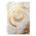 thumbnail image 2 of Circle Marble Ring Binder Notebook Journey Note Diary College Ruled Spiral Notebook Study Loose Leaf Paper A5 60 Pages, 2 of 8