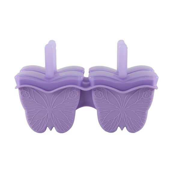 Butterfly Silicone Ice Pop Molds-4 Cavity Purple