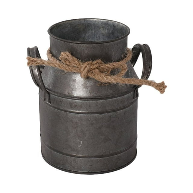 mmirethe Rustic Vase Functional And Decorative Metal Milk Jug Style Stylish And Versatile Metal Milk Jug Vase type 5 5Set