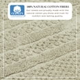 thumbnail image 2 of Great Bay Home Quick Dry Cotton Checkered Textured 6-Pack Hand Towel Set, Eucalyptus, 2 of 7
