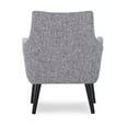 thumbnail image 6 of Linon Marie Wood Upholstered Accent Chair in Black, 6 of 9