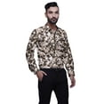 thumbnail image 3 of BESTMAN PrintedShirtsFor Hommes Bouton Manches Longues Chemise Habillée en Coton, 3 of 5