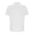 thumbnail image 4 of Fnooota Men's Button Down Shirts, Summer Casual Collared Business Short Sleeve Shirts White Size S-2XL, 4 of 5