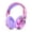 Light Purple, variant on QearFun Bluetooth Headphones for Kids, Wireless Headphones with Built-in Mic, Includes Aux Cord, USB C, 3.5mm Jack, Bluetooth 5.3, On Ear Kids Headphones for School/Travel/Tablet(Pink)