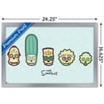 thumbnail image 3 of The Simpsons: D'oh of the Dead - Skulls Wall Poster, 14.725" x 22.375", Framed, 3 of 3