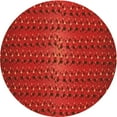thumbnail image 1 of Ahgly Company Tapis d'Intérieur Lavable en Machine Carré Rouge Pamplemousse, 3 Pieds Carré, 1 of 7