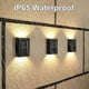thumbnail image 1 of Set Of 2 Up Down Solar Powered Outdoor Wall Lights Warm White, 1 of 3