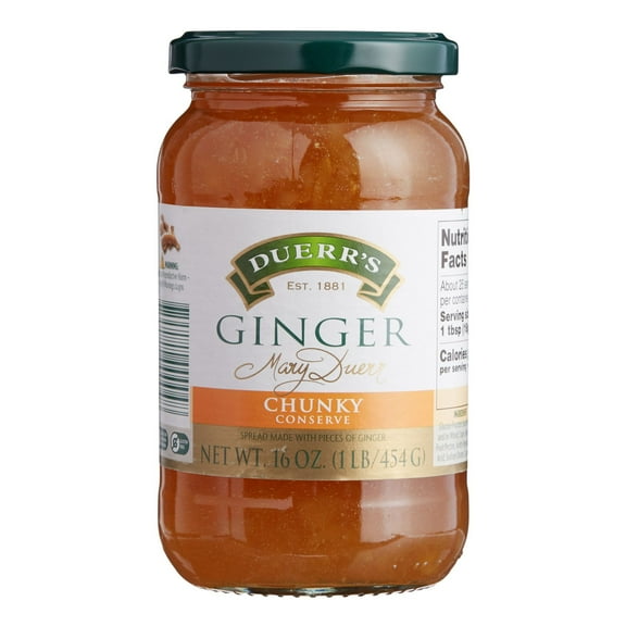 Duerr's Ginger Preserves 16 oz. Pack of 3