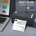 thumbnail image 3 of Thermal Shipping Label Printer - Wireless 4x6  Compatible With Android Windows & Widely For Shopify Etsy Usps(blue), 3 of 6