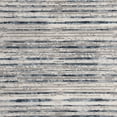 thumbnail image 6 of SAFAVIEH Meadow Carolus Abstract Striped Area Rug, Grey/Light Grey, 6'7" x 6'7" Square, 6 of 7